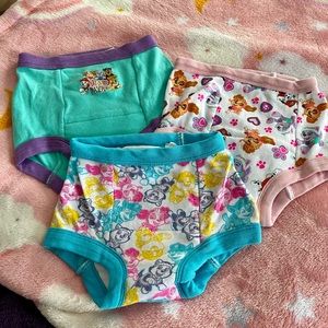NWOT set of 3 Paw Patrol training underwear